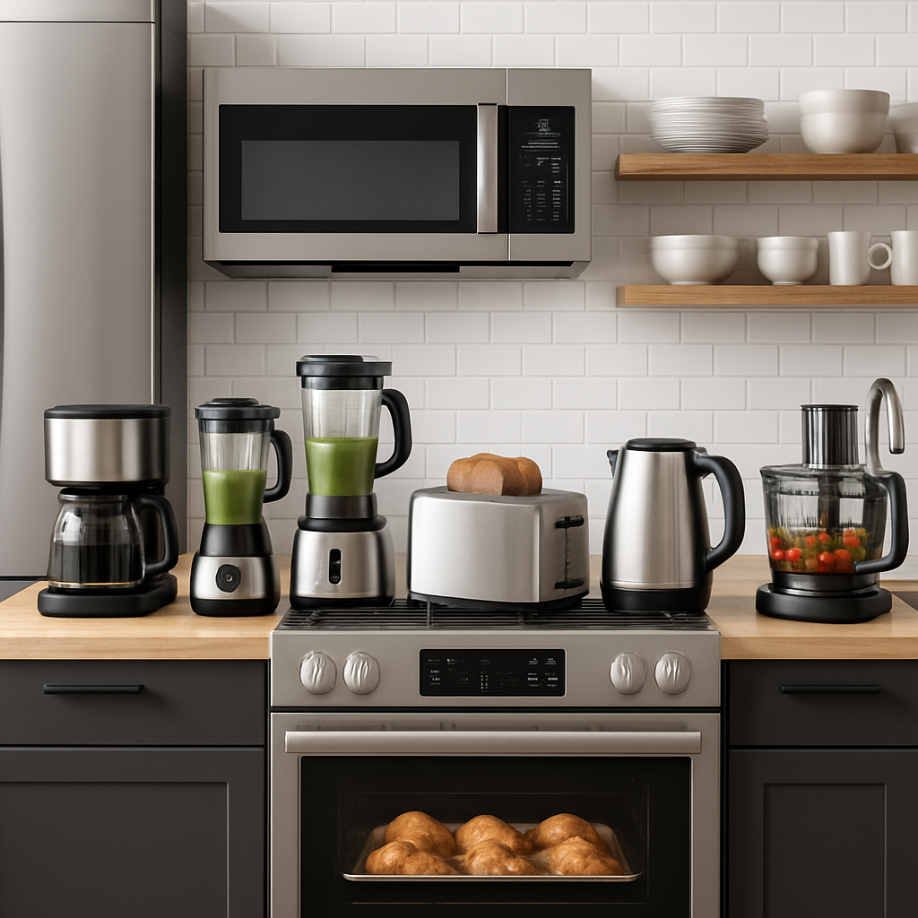 A modern kitchen filled with high-quality appliances